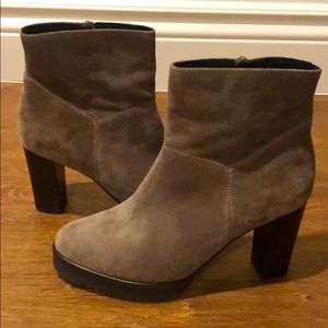 Peter Kaiser Suede Ankle Booties size 7.5